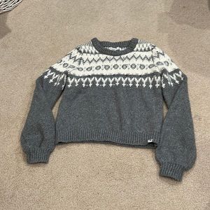 Grey Abercrombie kids sweater